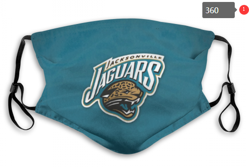 NFL Jacksonville Jaguars Dust mask with filter->nfl dust mask->Sports Accessory